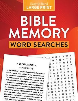 Bible Memory Word Searches Large Print
