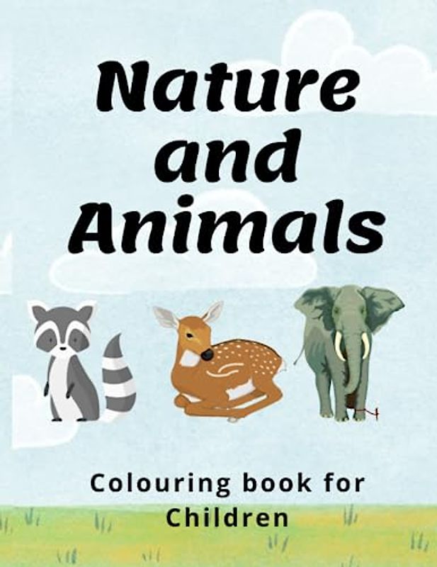 Nature and Animals Colouring book for children