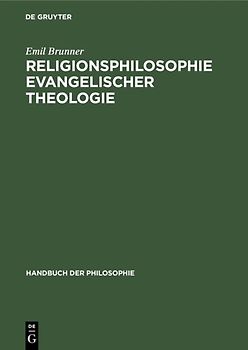 Religionsphilosophie evangelischer Theologie