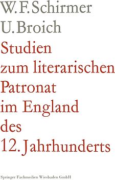 Studien zum literarischen Patronat im England des 12. Jahrhunderts