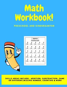 Math Workbook Preschool and Kindergarten
