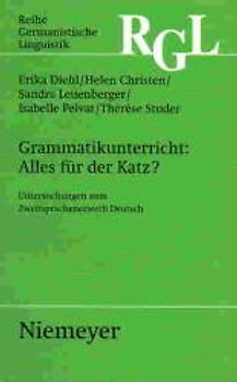 Grammatikunterricht: Alles für der Katz?