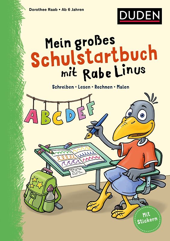 Mein großes Schulstartbuch mit Rabe Linus
