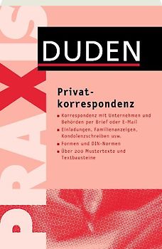 Duden Praxis – Privatkorrespondenz