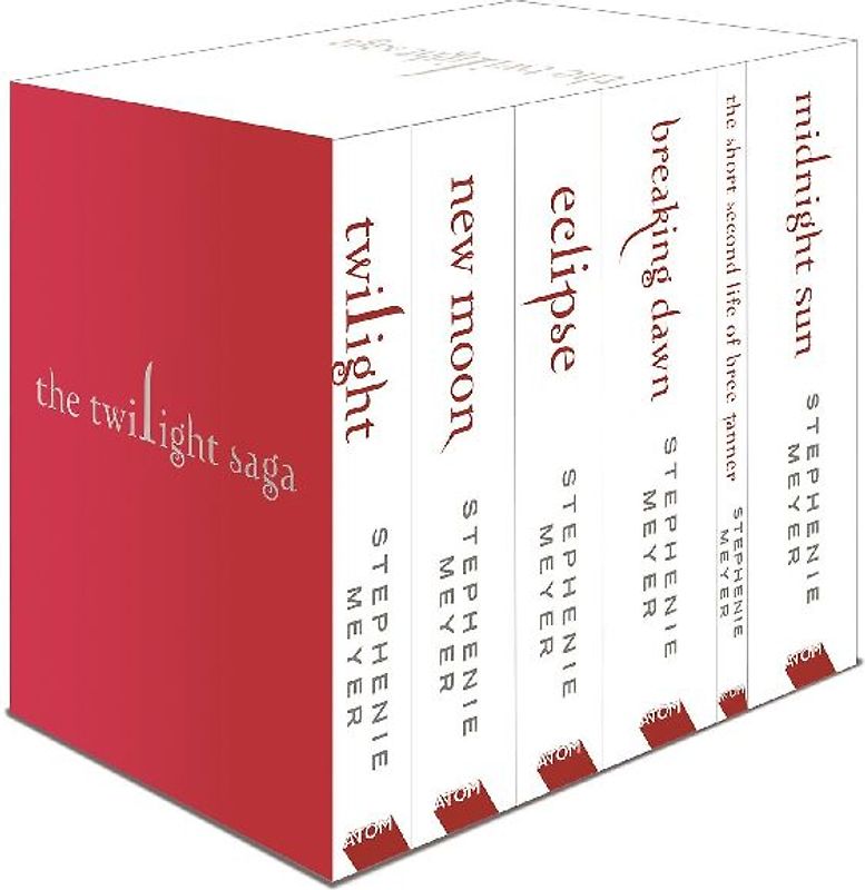 Twilight Saga 6 Book Set (White Cover)