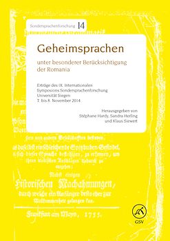 Geheimsprachen unter besonderer Berücksichtigung der Romania