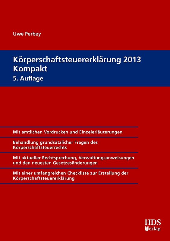 Körperschaftsteuererklärung 2013 Kompakt