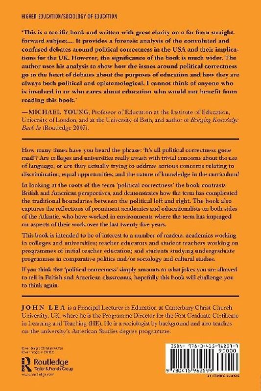 Political Correctness and Higher Education