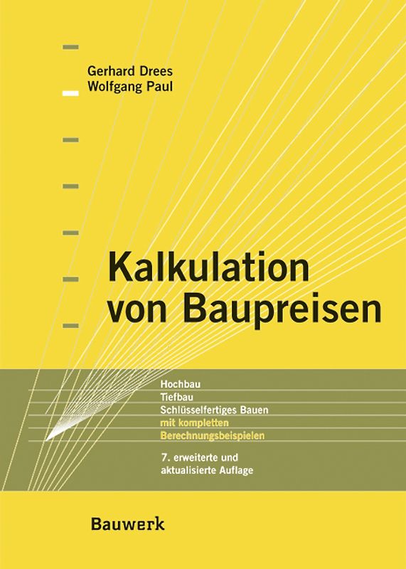 Kalkulation von Baupreisen