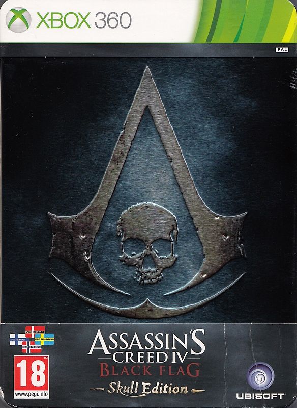 Assassin's Creed IV: Black Flag [The Skull Edition, 2 Discs, inkl. Steelbook, Artbook, Soundtrack & 2 Sammelkarten, SE Import] Xbox 360