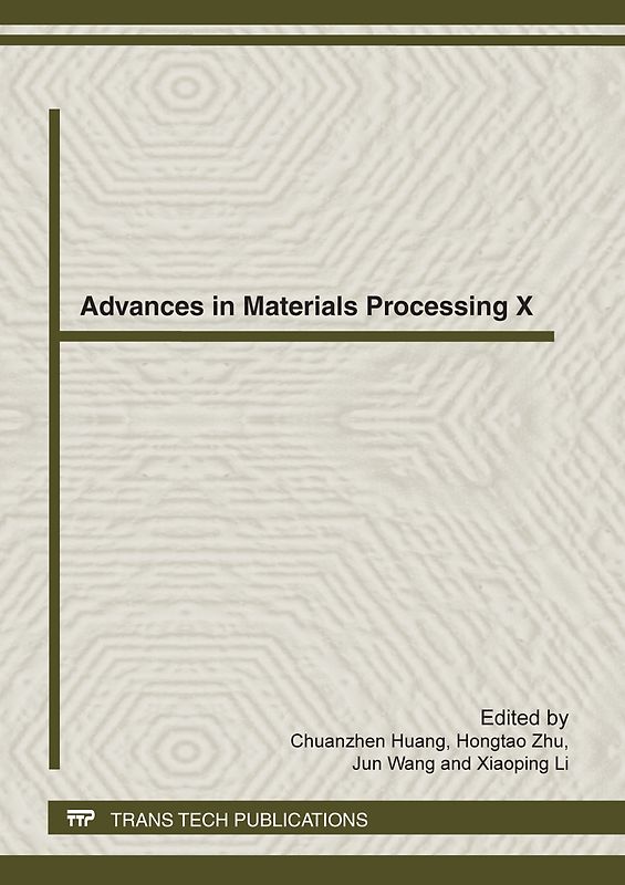 Advances in Materials Processing X