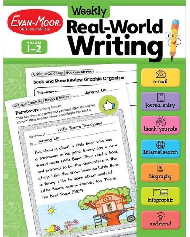 Weekly Real-World Writing, Grades 1-2