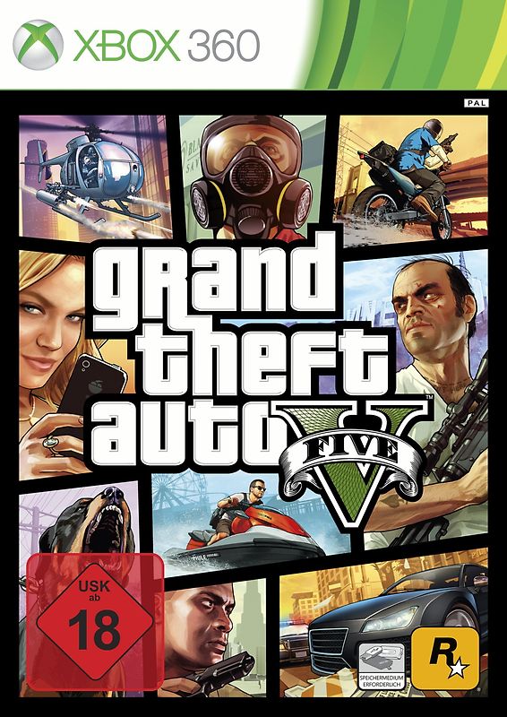 Grand Theft Auto V [2 Disc, ohne Landkarte] Xbox 360