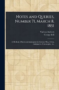 Notes and Queries, Number 71, March 8, 1851