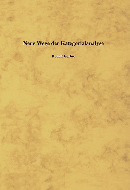 Neue Wege der Kategorialanalyse
