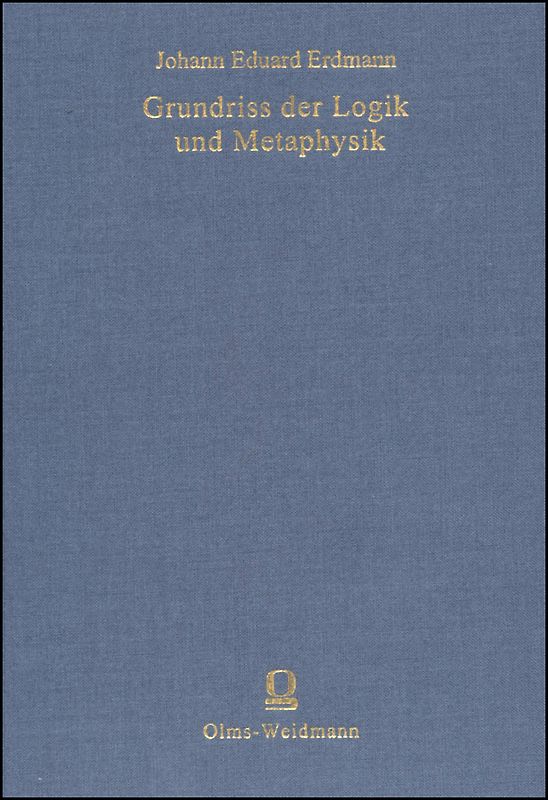 Grundriss der Logik und Metaphysik