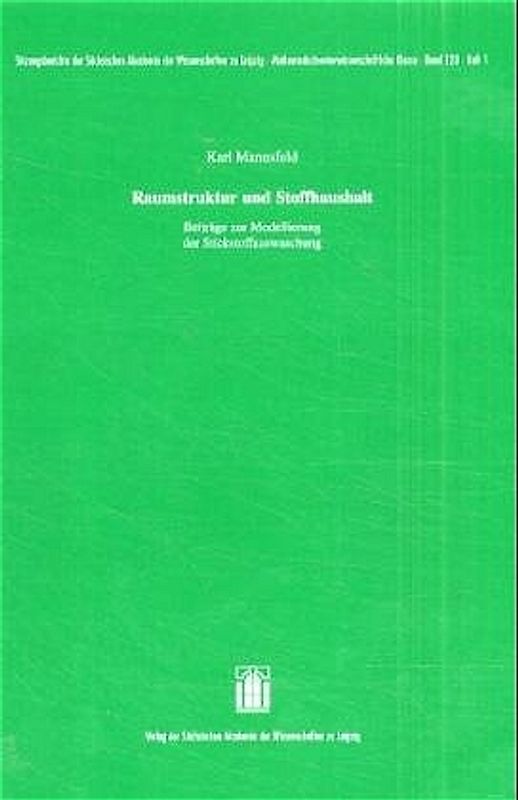 Raumstruktur und Stoffhaushalt