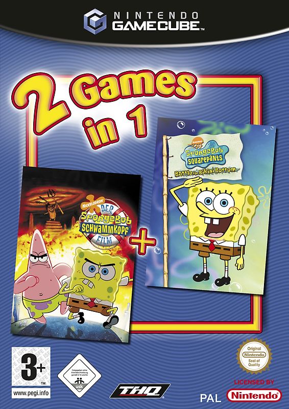 2 Games in 1 - SpongeBob: Der Film + Bikini Bottom Nintendo GameCube