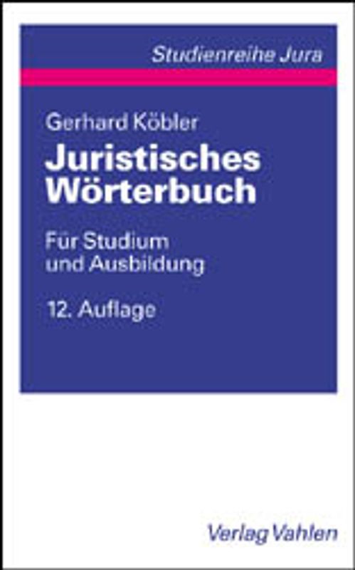 Juristisches Wörterbuch