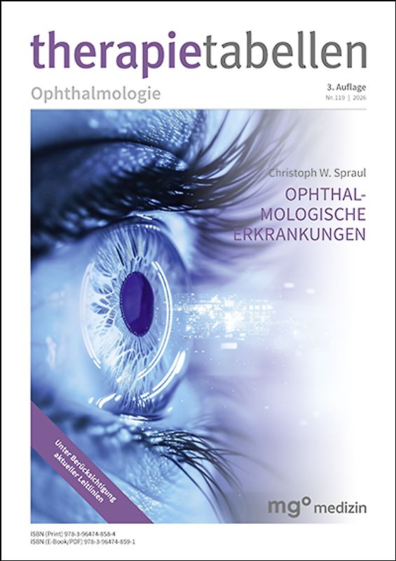therapietabellen Ophthalmologie (3. Auflage)