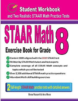 STAAR Math Exercise Book for Grade 8