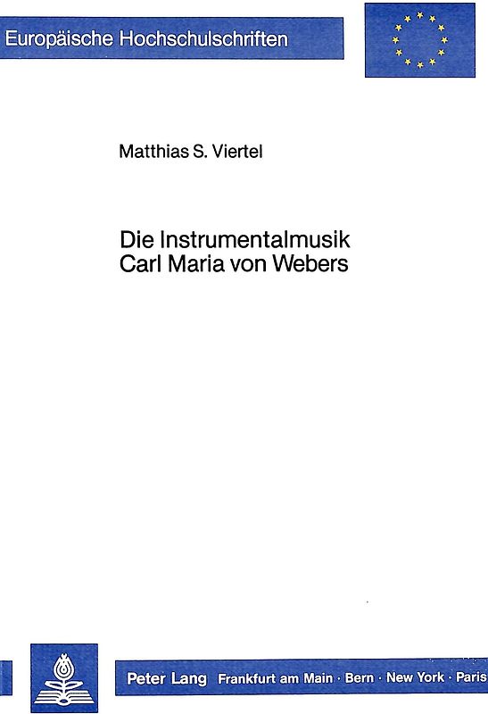 Die Instrumentalmusik Carl Maria von Webers