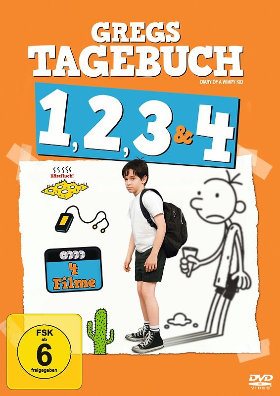 Gregs Tagebuch 1, 2, 3 & 4 [4 DVDs] DVD