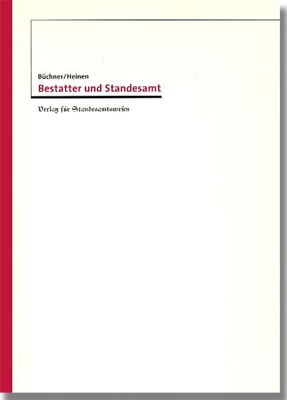 Bestatter und Standesamt