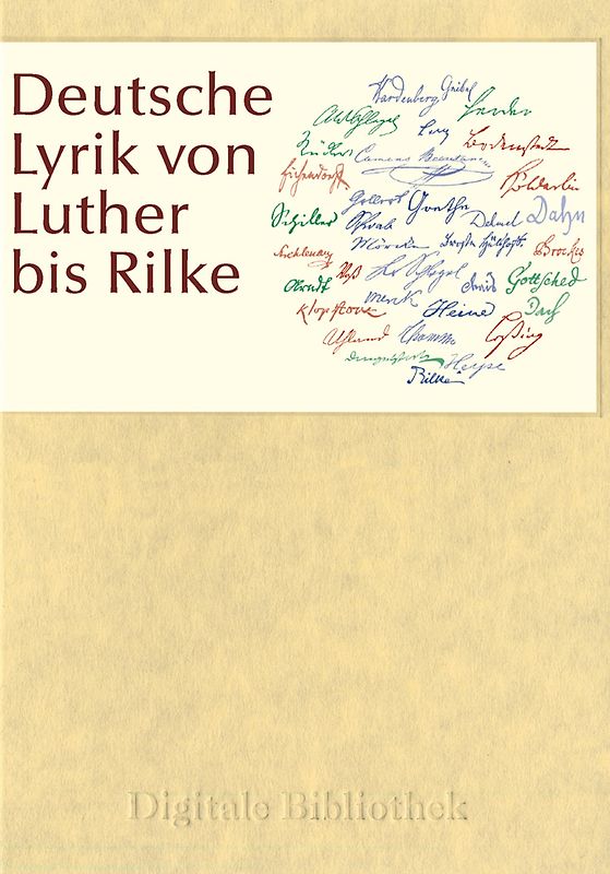 Digitale Bibliothek 75: Deutsche Lyrik - Von Luther bis Rilke MacOS