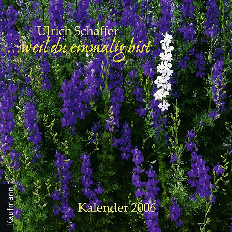 Weil du einmalig bist Kalender 2006