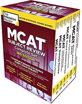 The Princeton Review MCAT Subject Review Complete Box Set, 3rd Edition: 7 Complete Books + 3 Online Practice Tests (Graduate School Test Preparation)