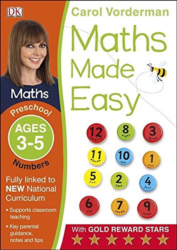 Maths Made Easy Numbers Preschool Ages 3-5 (Carol Vorderman's Maths Made Easy) - Vorderman, Carol