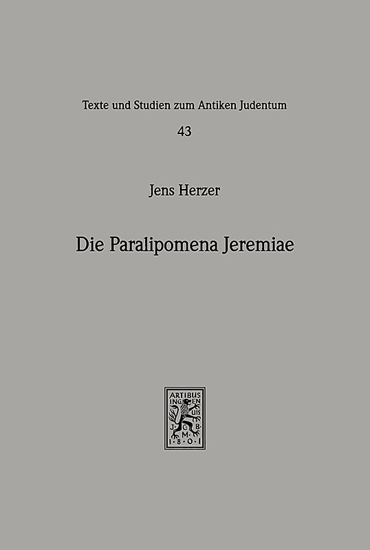 Die Paralipomena Jeremiae