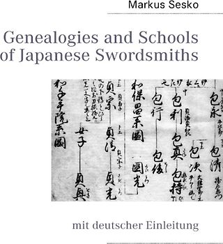 Genealogies and Schools of Japanese Swordsmiths
