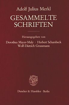 Gesammelte Schriften.