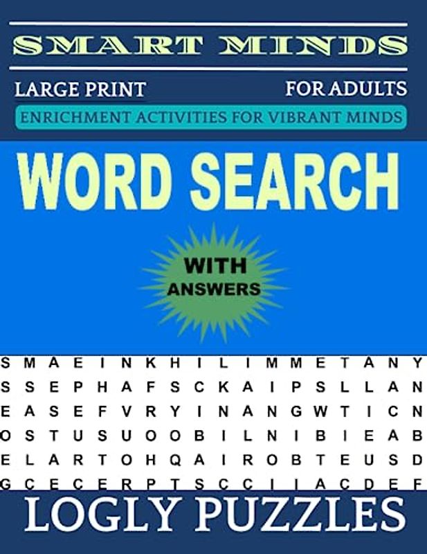 Word Search Book Large Print for Adults: 2400+ words New Fun and Relaxing Puzzles Book for Adults & Seniors with Answers Key