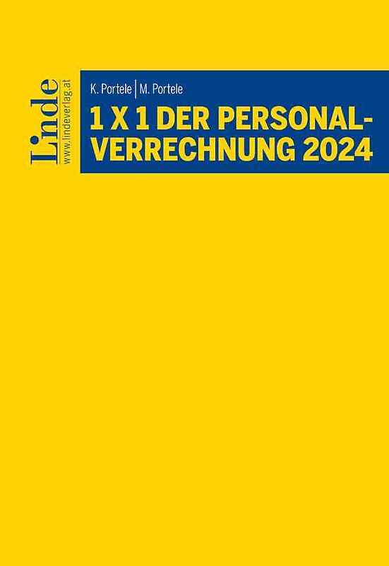 1 x 1 der Personalverrechnung 2024