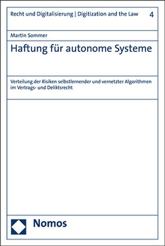 Haftung für autonome Systeme
