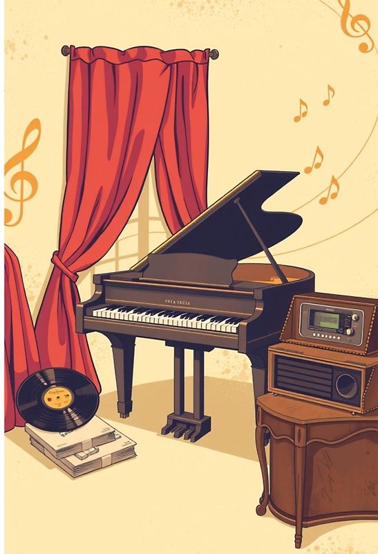 Notenheft Piano: DIN A5 Notenlinienheft | 30 Seiten mit 12 Notenzeilen / Systeme pro Blatt | Papier 90g/m² | Musikheft mit Notenlinien