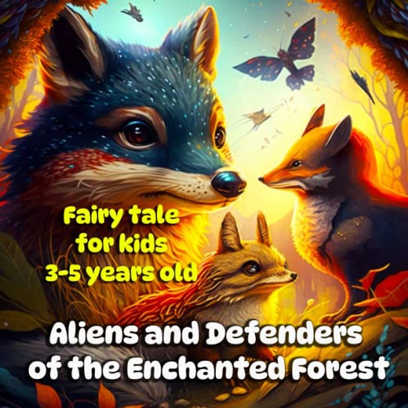 Aliens and Defenders of the Enchanted Forest: Fairy tale for kids 3-5 years old: Picture Book