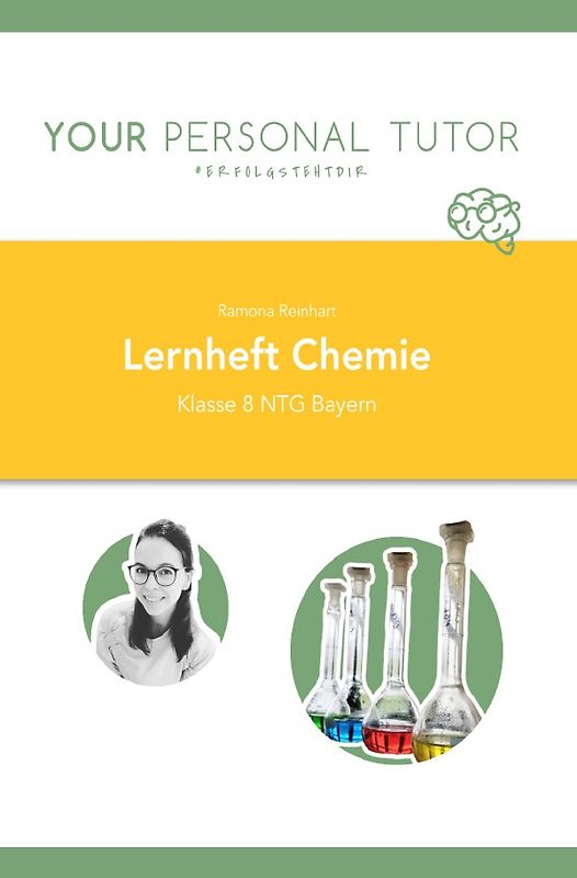 Grüne Reihe - Naturwissenschaftliches Grundwissen für Schule und Studium / Lernheft Chemie Klasse 8