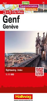 Hallwag Stadtplan Genf