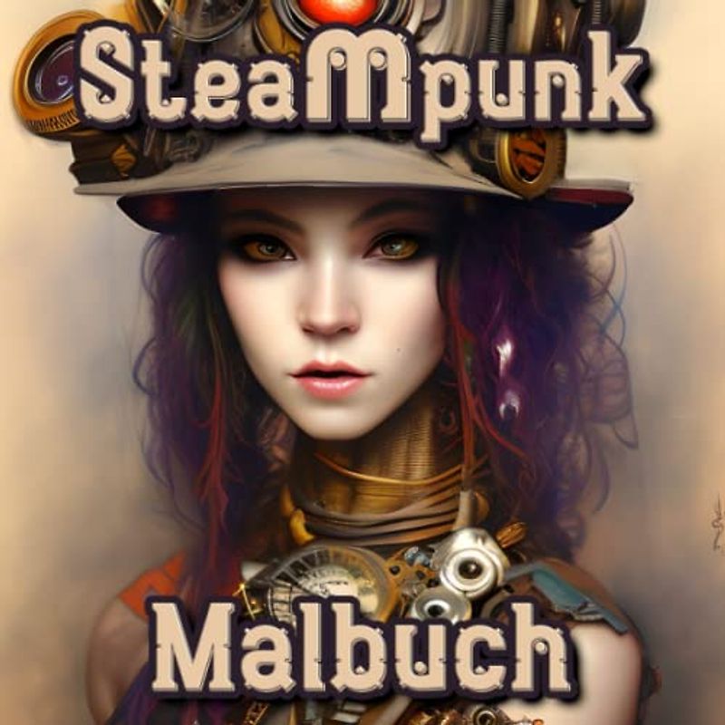 Steampunk Malbuch: Retro Vintage Malbuch mit 50 ausgefallenen Steam Designs zum Ausmalen