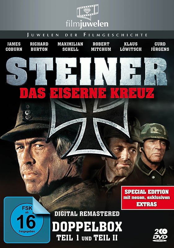 Steiner - Das Eiserne Kreuz, Doppelbox Teil I und Teil II [Special Edition, 2 DVDs] DVD