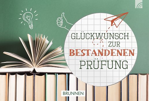 Glückwunsch zur bestandenen Prüfung