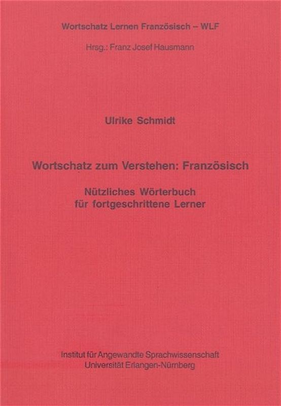 Wortschatz zum Verstehen: Französisch