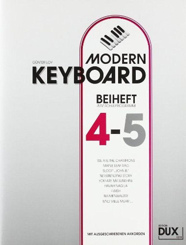 Modern Keyboard Beiheft 4-5