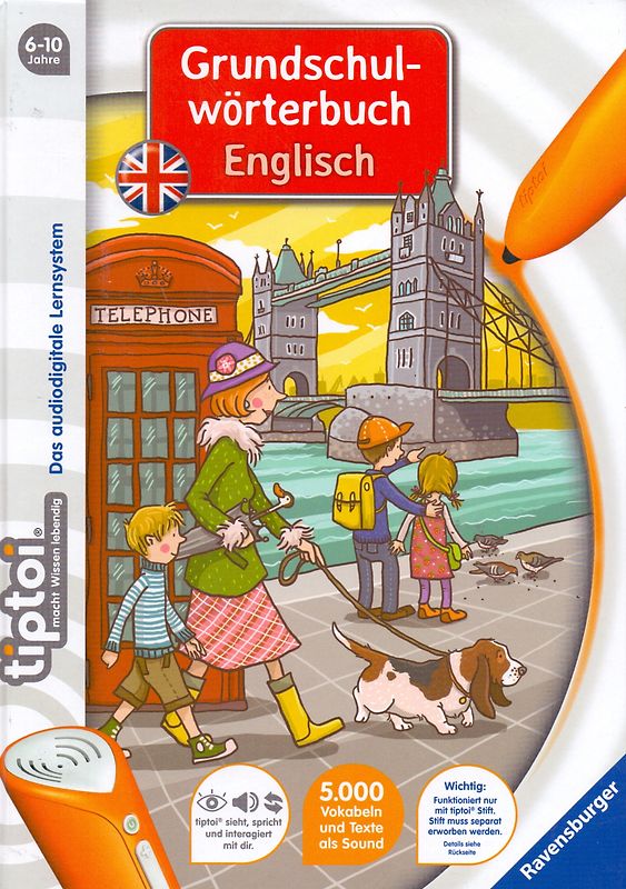 tiptoi® Grundschulwörterbuch: Englisch - Kirstin Jebautzke [Gebundene Ausgabe]