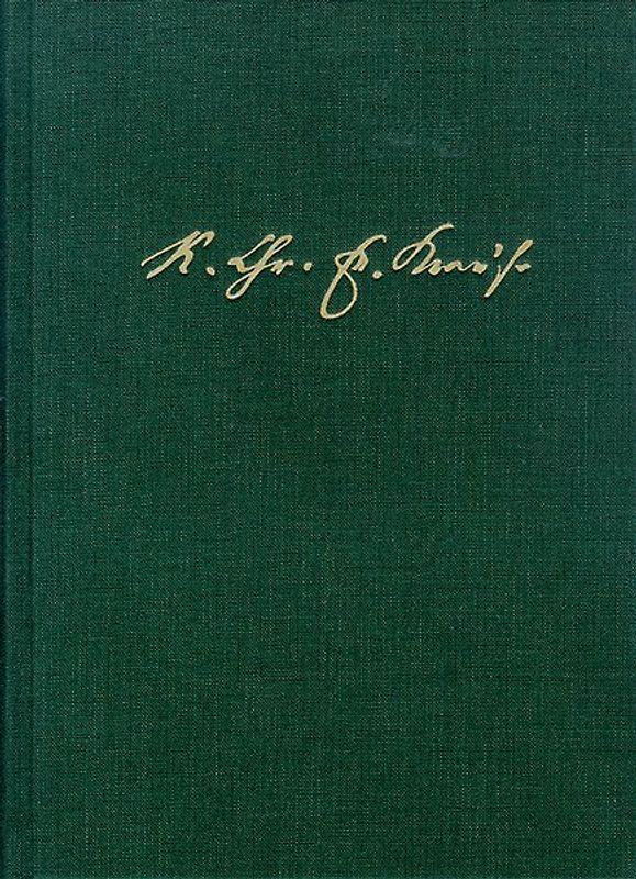 Karl Christian Friedrich Krause: Ausgewählte Schriften / Band III: Vermischte Schriften