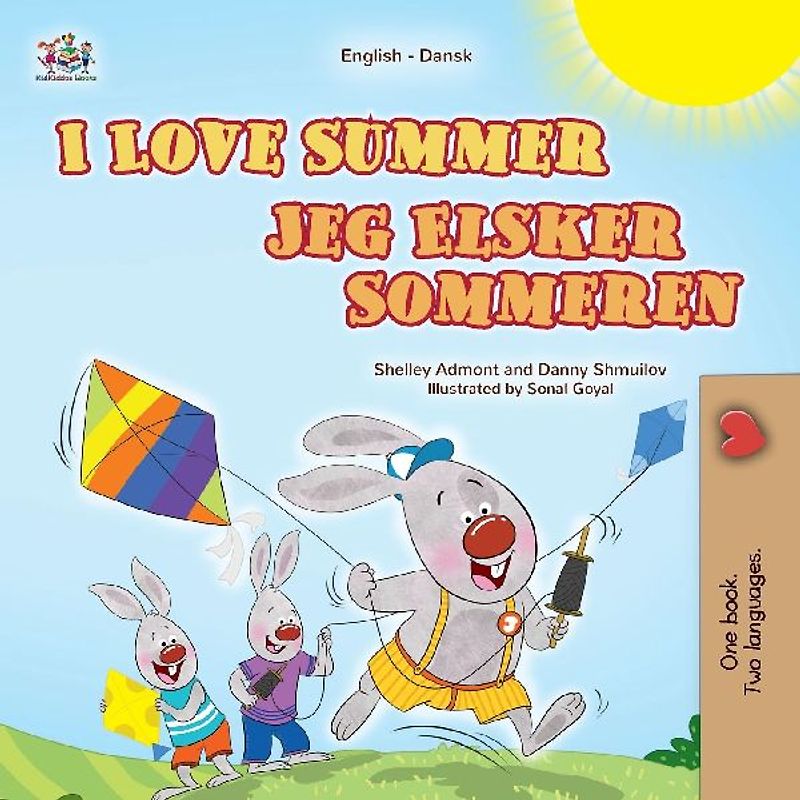 I Love Summer (English Danish Bilingual Children's Book)